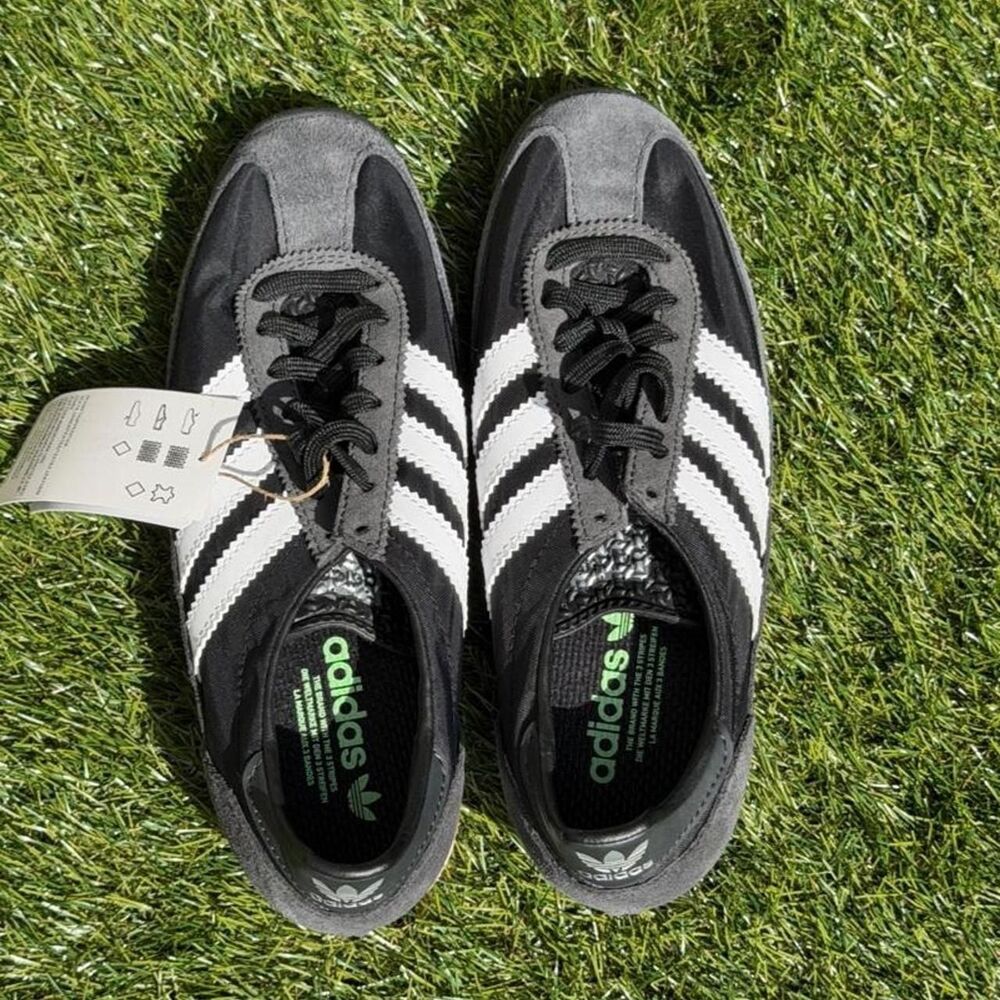 Adidas-originals Women's Black and Green Trainers